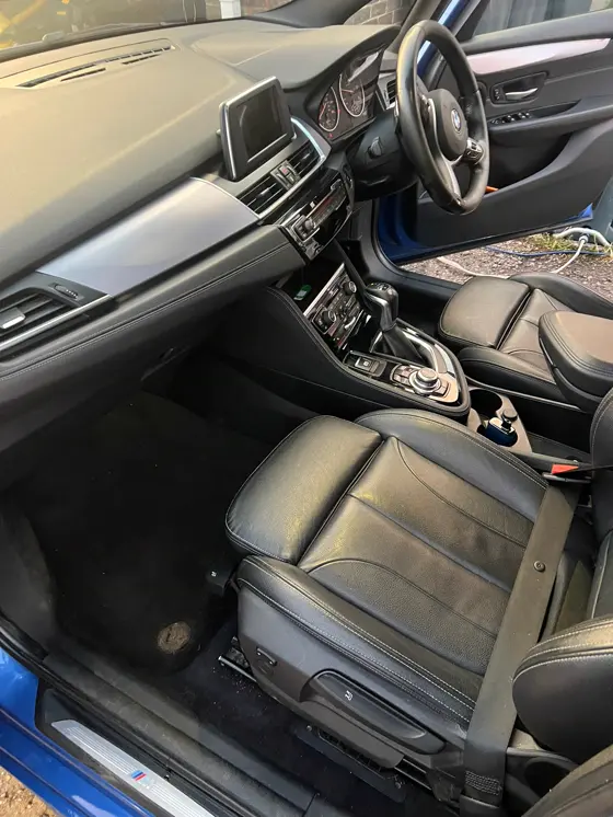 BMW passenger side interior finished to showroom standard in Havant
