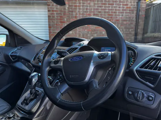 Ford Kuga interior wide view after a full valet near Portsmouth