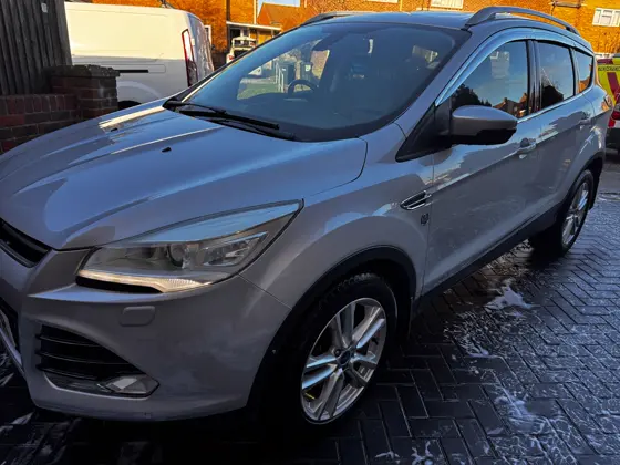 Silver Ford Kuga washed and detailed outside PH Detailing in Havant